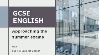 178. GCSE English for FE Colleges: be the hero of your own story this exam season