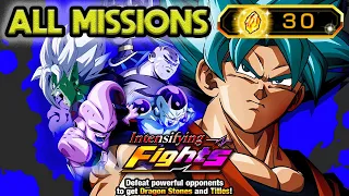 ALL MISSIONS COMPLETED! NEW CHALLENGE EVENT: INTENSIFYING FIGHTS! Dragon Ball Z Dokkan Battle