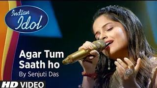 "agar tum saath ho" indian idol 13|senjuti das