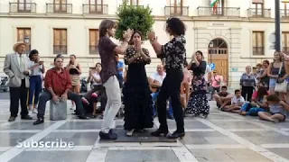 FLAMENCO STREET ARTISTS VISIT GRANADA