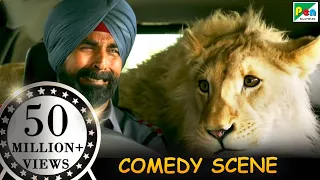 अक्षय कुमार और शेर - Funny Scene | Singh Is Bliing | Amy Jackson, Lara Dutta, Prabhu Deva