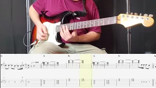 A Flock Of Seagulls - I Ran (So Far Away) GUITAR COVER + PLAY ALONG TAB + SCORE