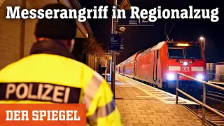 Messerangriff in Regionalzug: Mutige Passagiere verhinderten wohl Schlimmeres | DER SPIEGEL