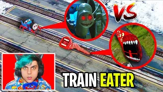 TRAIN EATER mangia TRENO THOMAS.EXE ripreso DAL DRONE nella VITA REALE!!!