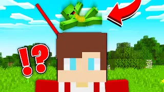 Mikey Became TINY Inside JJ's Head in Minecraft Challenge (Maizen Mizen Mazien) Parody