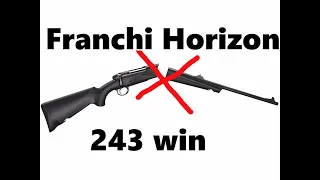 Franchi Horizon 243 win. Плохая кучность. Брак?