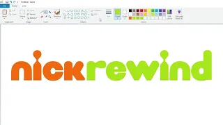 How to draw the NickRewind logo using MS Paint | How to draw on your computer