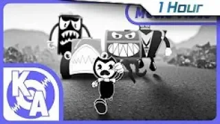 [1 Hour] "Escape the Nightmare" Bendy Nightmare Run Song (ft. Swiblet)