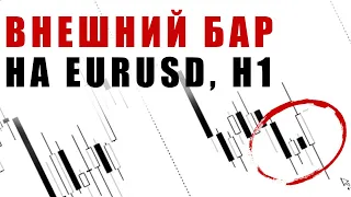 ПРОГОНЯЕМ НА ТЕСТЕРЕ EURUSD H1 ПО ПАТТЕРНУ ВНЕШНИЙ БАР