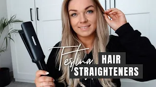 Toni & Guy XL Hair Straighteners Review | Testing Straight & Curly Hair Styles | Louise Henry