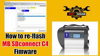 How to re flash MB-SDconnect C4 Firmware With or Without Battery