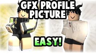 How to make a Roblox GFX Profile picture 2021! | Easy!