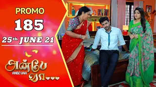 ANBE VAA | Episode 185 Promo | அன்பே வா | Virat | Delna Davis | Saregama TV Shows Tamil