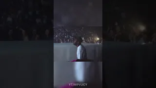 Tyler, The Creator crying while watching Kanye perform Runaway