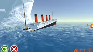 RMS Aquatania sinks after having a close shave with a berg.