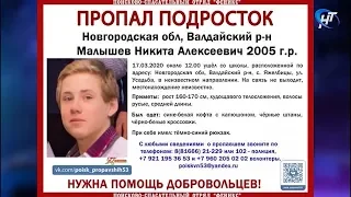 В Валдайском районе следователи и волонтеры ищут пропавшего 3 дня назад 15-летнего мальчика