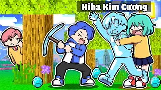 HIHA THỬ LÒNG SINH TỐ BẰNG CÁCH HÓA KIM CƯƠNG TRONG MINECRAFT*HIHA HÓA KIM CƯƠNG 😱😎