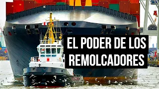 Cómo remolcadores diminutos mueven barcos enormes