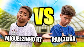 MIGUELZINHO R7 vs RAULZEIRA no X1 FUTEBOL (O GRANDE DUELO)