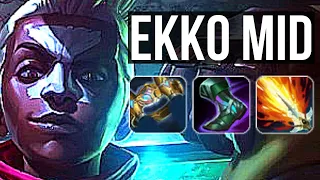 EKKO vs LEBLANC (MID) | 8 solo kills, 2.2M mastery, 1600+ games | NA Diamond | v10.23