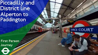 London Underground First Person Journey - Alperton to Paddington