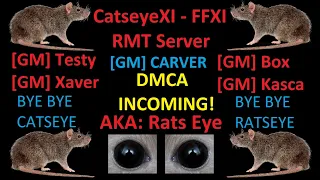 CatseyeXI - FFXI SERVER SHUTDOWN INCOMING - DMCA FFXI PRIVATE SERVER - CATSEYE FINAL FANTASY XI