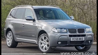 2009 59 BMW X3 xDrive20d M Sport Step Auto M Sport Website Video