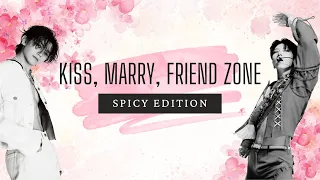 K-Pop Kiss, Marry, Friend Zone - Spicy Edition Male Idols (EXTREMELY HARD) [Dating Game - 30 Rounds]