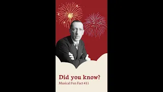 Stravinsky - Fireworks / Musical Fun Fact #11 / #Shorts