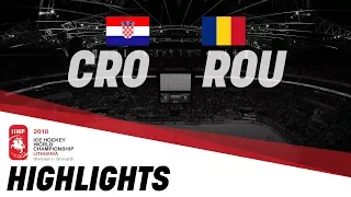 Croatia - Romania | Highlights | 2018 IIHF Ice Hockey World Championship Division I Group B