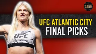 UFC ATLANTIC CITY PICKS | DRAFTKINGS UFC PICKS