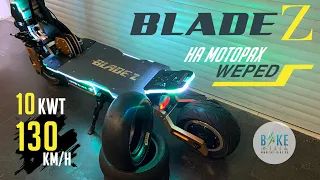 Powerful electric scooter BLADE Z on WEPED motors