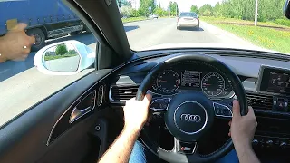 2016 Audi A6 S-Line 2.0 TFSI (249) POV TEST DRIVE