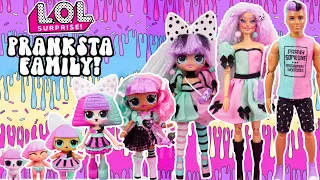 LOL Surprise DIY Famliy PRANKSTA Fun Craft With Barbie and Ken LOL Families Cupcake Squad