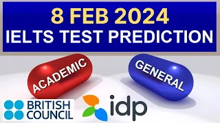 8 February 2024 IELTS Test Prediction By Asad Yaqub