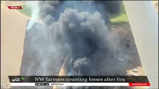 North West farmers count their loses following raging wildfires