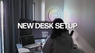 Set up new my desk 🖥️ | branch standing desk, life update, furniture review