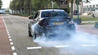 BMW M Cars Leaving Carmeet, BURNOUTS! - 750HP M5 F90, M2C Donuts, M5 F10, M3 E92 G-Power, M3 F80 ETC