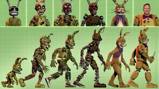 Why Springtrap's Design Changed? | Evolution of Springtrap in FNAF (2015 - 2023)