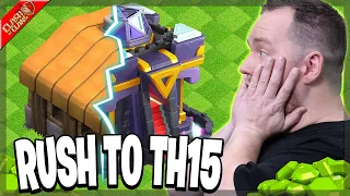 Upgrading a New Clash of Clans Account to Town Hall 15 in One Video!