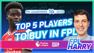 FPL GW14 TOP 5 TRANSFER TARGETS | Who to buy with @FPLHarry  | Fantasy Premier League Tips 22/23