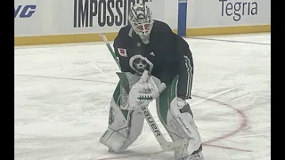 Dallas Stars Goalie Jake Oettinger - AM Skate 3/13