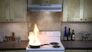 StoveTop FireStop Rangehood Demonstration