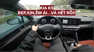 Kia K5 GT-line POV test drive: Đừng nhìn mặt mà bắt hình dong
