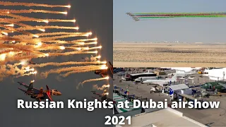 Russian Knights at Dubai airshow 2021