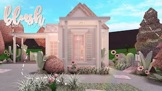 BLOXBURG: *no gamepass* blush small house 24k l tour + speedbuild ♡