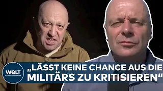 KREMLS DORN IM AUGE: Wagner-Chef Prigoschins "Seitenhiebe" gegen Führung sollen Militärs motivieren