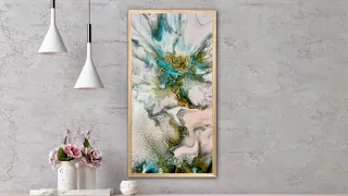 427. How To Create Light! Fluffy! Airy!  Deconstructed Blooms! / fluid art