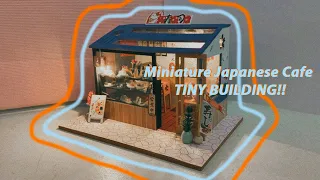 Miniature Japanese inspired cafe build || Aesthetic start to finish