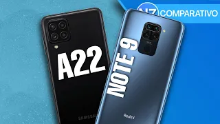 Samsung Galaxy A22 VS Redmi Note 9 | Comparativo